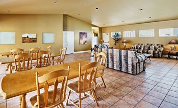 Clubroom with planned activities